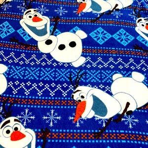 Disney Frozen Olaf Character Kids Blanket throw